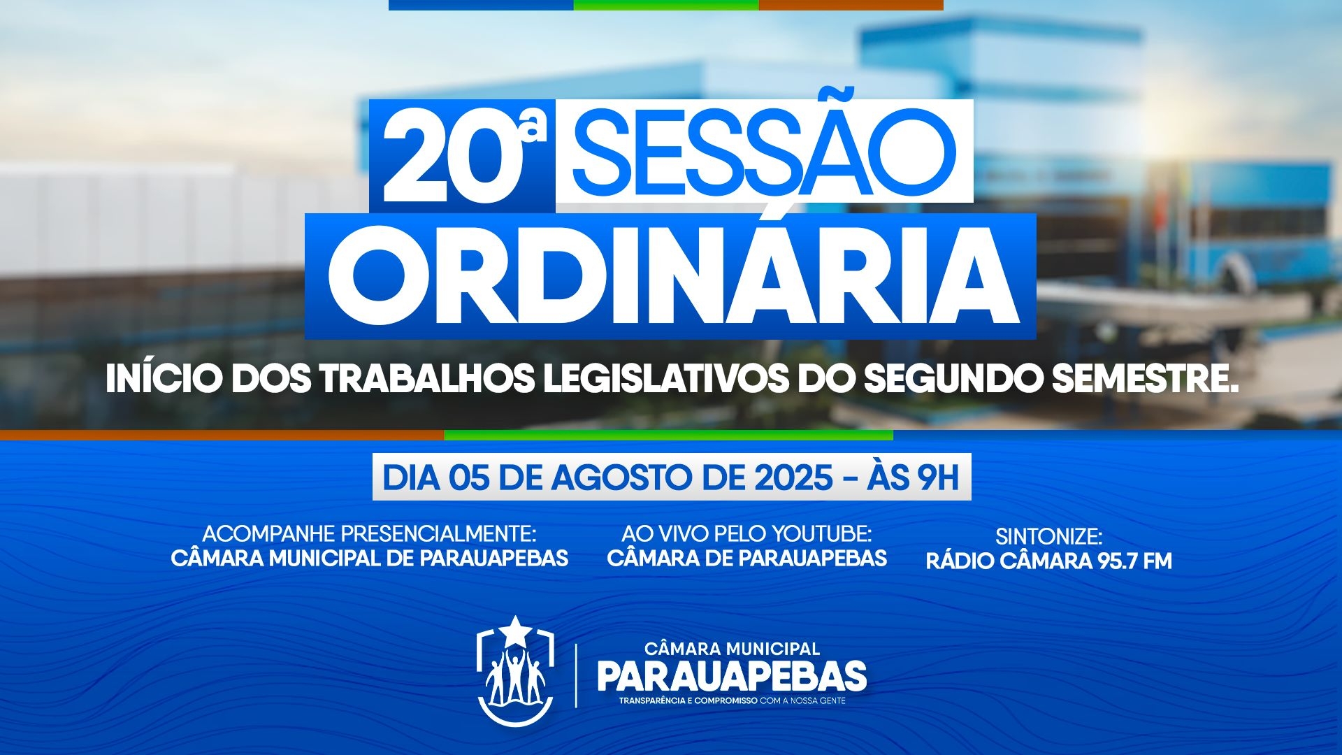 ICâmara de Parauapebas inicia trabalhos legislativos do segundo semestre com sessão ordinária na terça-feira (05/08)